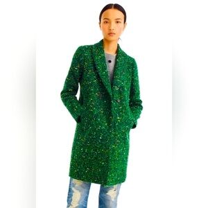 J Crew Daphne tweed topcoat